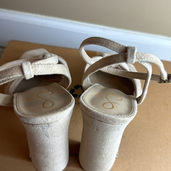 Sam Edelman Women's Kristen Platform Sandal, Cappuccino, Size 9 - Picture 8 of 17